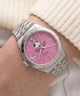 TW2Y85500 Peanuts® x Timex Legacy Snoopy Umbrella Stainless Steel Bracelet Watch   Primary Wrist Image