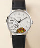 TW2Y85600 Peanuts® x Timex Waterbury Classic 40mm Leather Strap Watch  Campaign Key Silhouettes (Beauty shots) Image