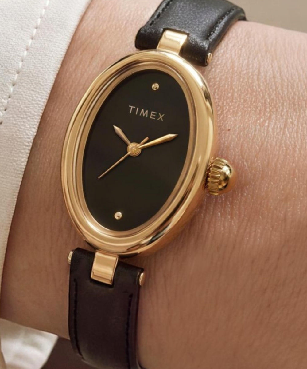 Cavatina® Luxe 22mm Leather Strap Watch - TW2Y86300 | Timex EU