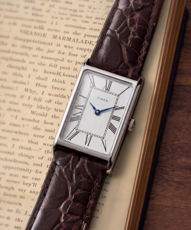 TW2Y88200 Timex 1976 Lexington Reissue Inspired 21mm Leather Strap Watch   Alt Beauty Shot 4