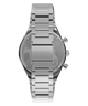 TW2Y88500 Q Timex Chronograph 40mm Stainless Steel Bracelet Watch   Strap Image