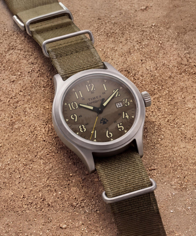 TW2Y89400 Expedition® Sierra 40mm Fabric Strap Watch Campaign Key Silhouettes (Beauty shots) Image
