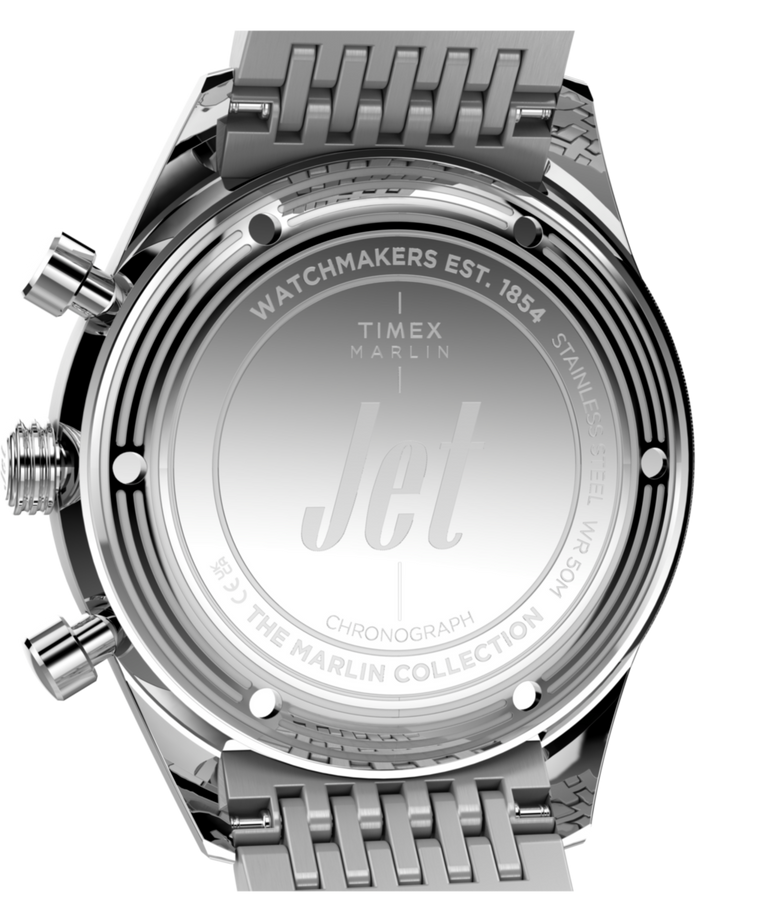 TW2Y89800 Marlin® Jet Chronograph 40mm Stainless Steel Bracelet Watch  Caseback Image