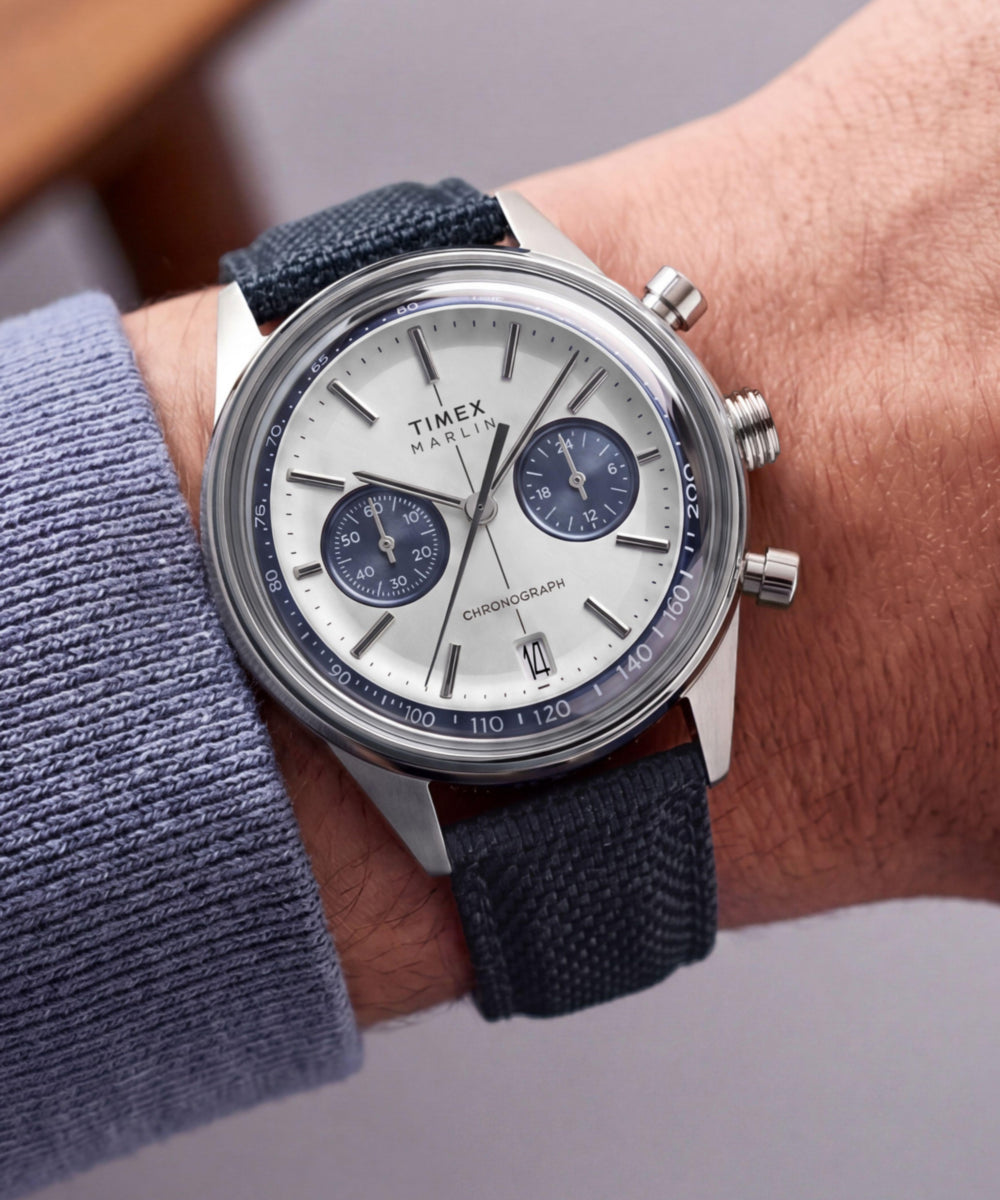 Marlin® Jet Chronograph 40mm Fabric Strap Watch - TW2Y89900 | Timex EU