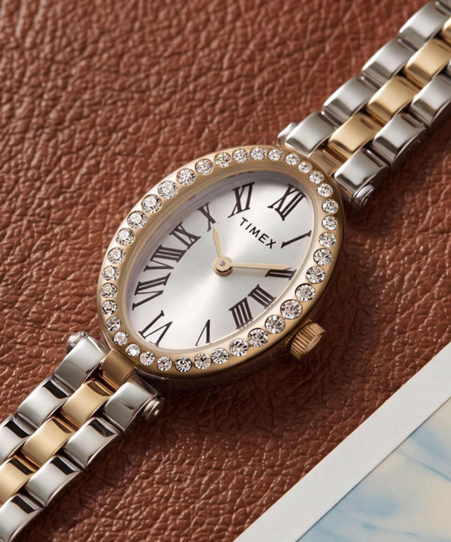 TW2Y90200 Cavatina® 19mm Stainless Steel Bracelet Watch Campaign Key Silhouettes (Beauty shots) Image