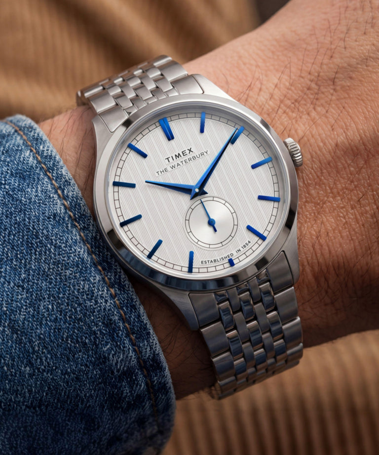 TW2Y91800 Waterbury Classic 39mm Stainless Steel Bracelet Watch Primary Wrist Image