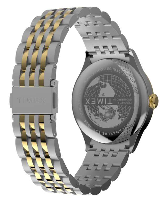 TW2Y91900 Waterbury Classic Sub-Second 39mm Stainless Steel Bracelet Watch Caseback with Attachment Image