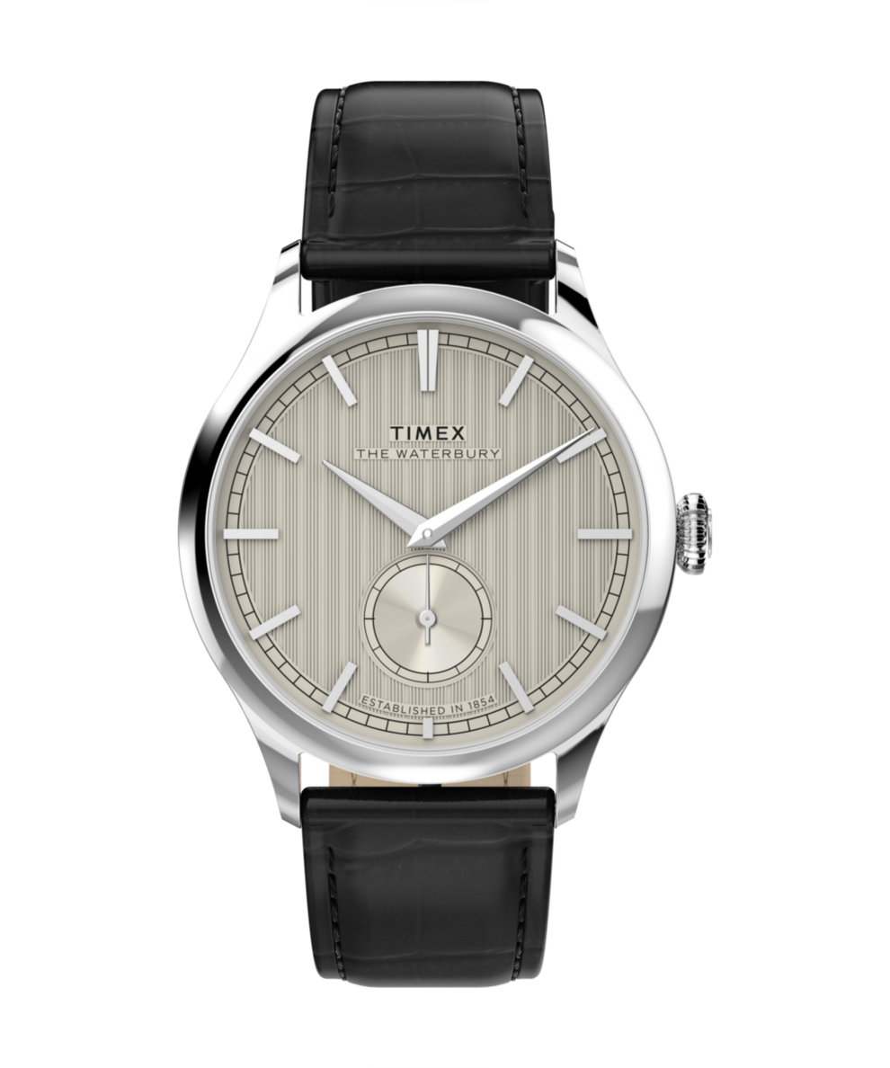 TW2Y92000 Waterbury Classic Sub-Second 39mm Leather Strap Watch Primary Image