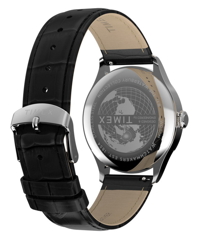 TW2Y92000 Waterbury Classic 39mm Leather Strap Watch Caseback with Attachment Image