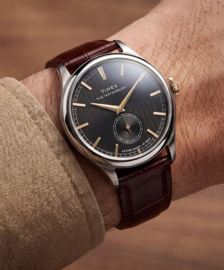 TW2Y92100 Waterbury Classic 39mm Leather Strap Watch Primary Wrist Image