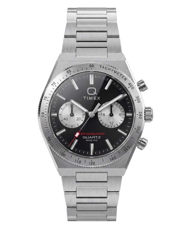 TW2Y93200 Q Timex Continental Chronograph 36mm Stainless Steel Bracelet Watch   Primary Image