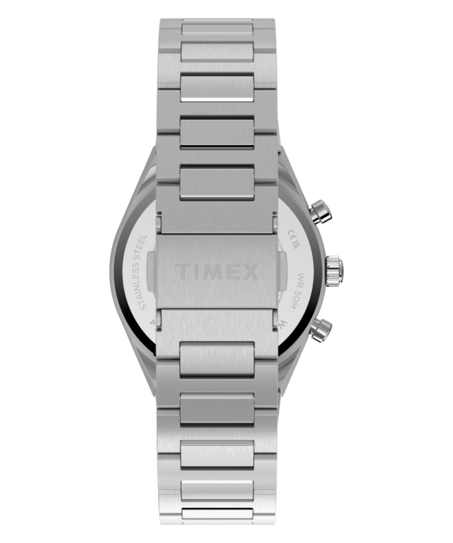 TW2Y93200 Q Timex Continental Chronograph 36mm Stainless Steel Bracelet Watch   Strap Image