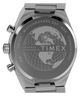 TW2Y93200 Q Timex Continental Chronograph 36mm Stainless Steel Bracelet Watch   Caseback Image