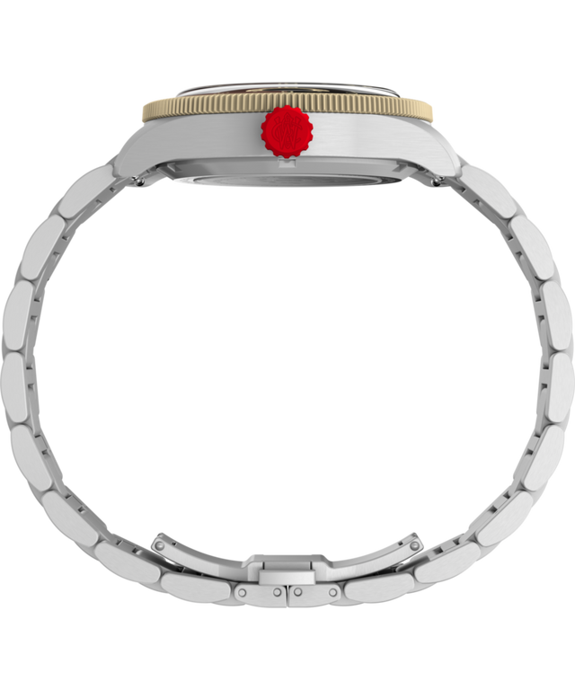 TW2Y93500 Waterbury Heritage Automatic GMT 41.5mm Stainless Steel Bracelet Watch Profile Image