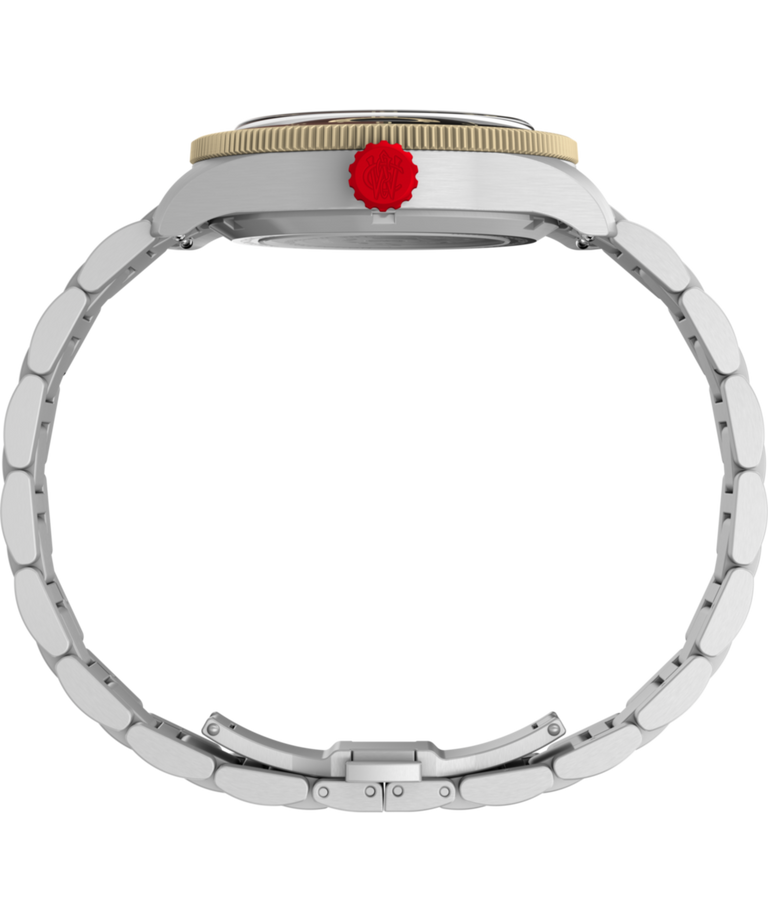 TW2Y93500 Waterbury Heritage Automatic GMT 41.5mm Stainless Steel Bracelet Watch Profile Image