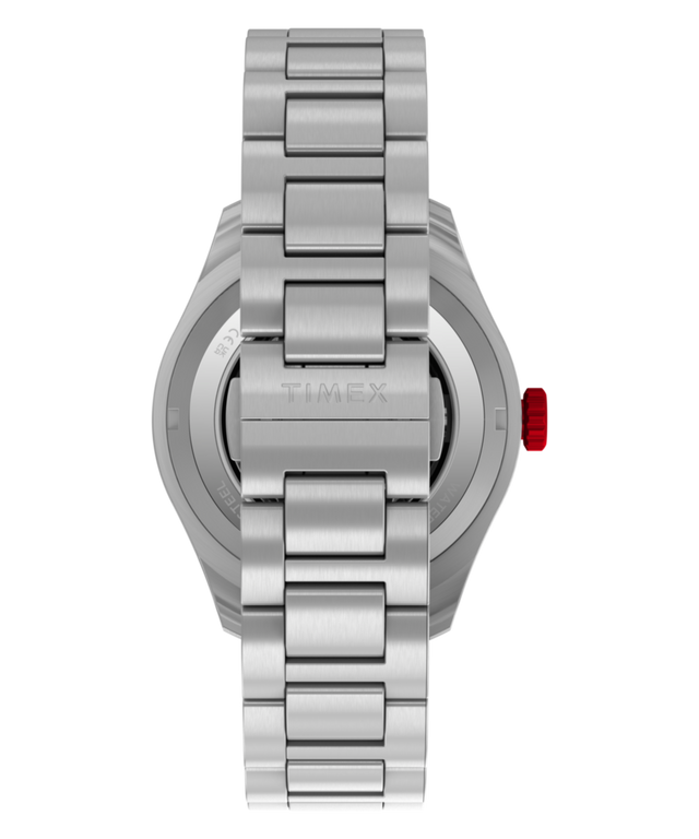 TW2Y93500 Waterbury Heritage Automatic GMT 41.5mm Stainless Steel Bracelet Watch Strap Image