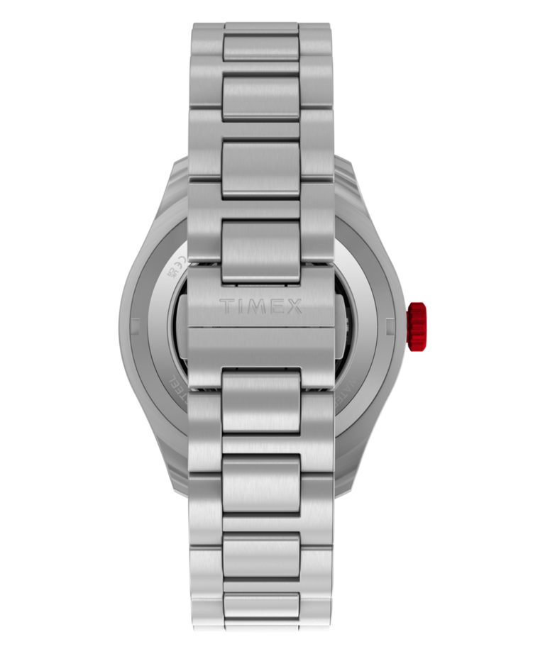 TW2Y93500 Waterbury Heritage Automatic GMT 41.5mm Stainless Steel Bracelet Watch Strap Image