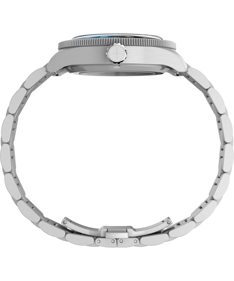 TW2Y94300 Pan Am® x Timex® Waterbury Automatic GMT 41.5mm Stainless Steel Bracelet Watch
 Profile Image