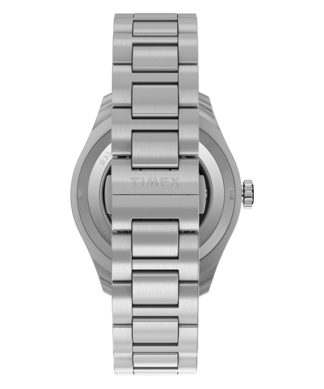 TW2Y94300 Pan Am® x Timex® Waterbury Automatic GMT 41.5mm Stainless Steel Bracelet Watch
 Strap Image