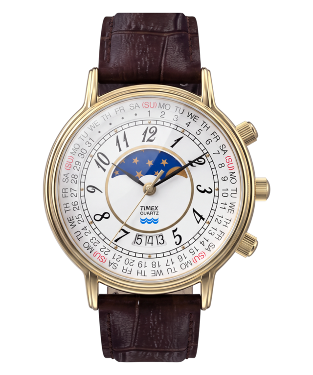 Timex 1990 Moon Phase Reissue TW2Y99000 front view
