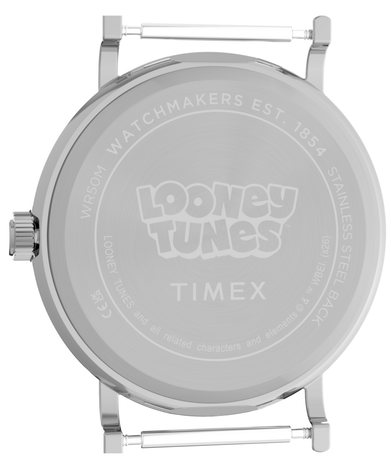 TW2Y99500 Looney Tunes Tweety Bird x Timex Weekender 38mm Fabric Strap Watch Indiglo On