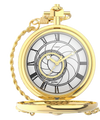 TW2Y99600 Harry Potter x Timex Time Turner 48.5mm Stainless Steel Pocket Watch Primary Image
