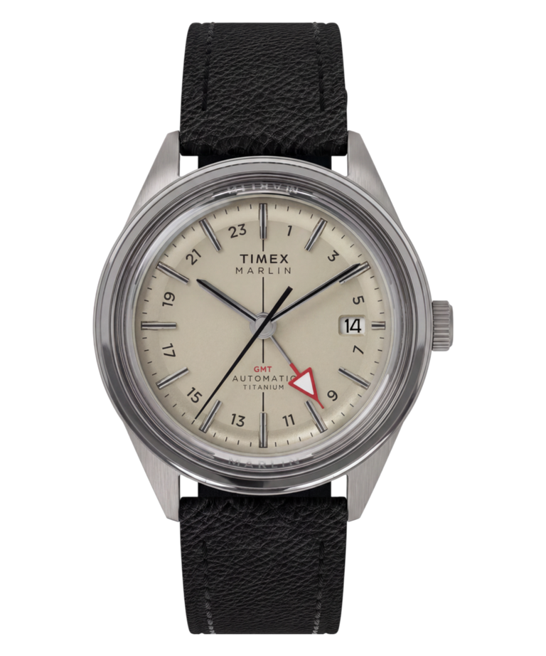 TW3A00500 Marlin® Jet Titanium Automatic GMT 40mm Leather Strap Watch Primary Image