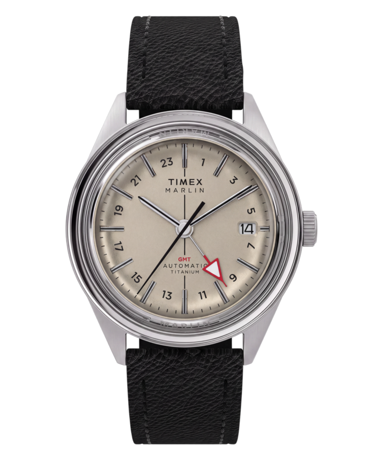 TW3A00500 Marlin® Jet Titanium Automatic GMT 40mm Leather Strap Watch Primary Image