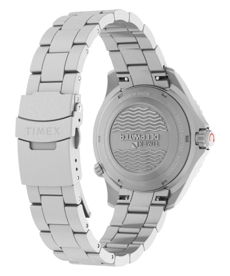 TW3A01600 Deepwater Meridian 200 HEV Automatic 44mm Stainless Steel Bracelet Watch Caseback with Attachment Image