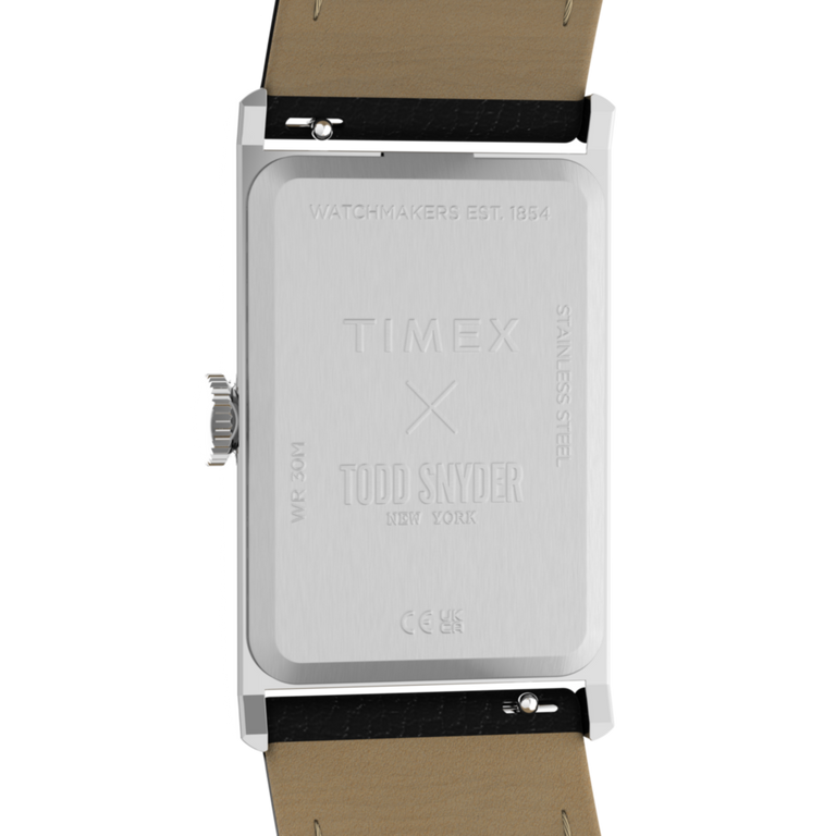 TW3A02600 Todd Snyder x Timex 1976 Lexington 21mm Leather Strap Watch Caseback Image