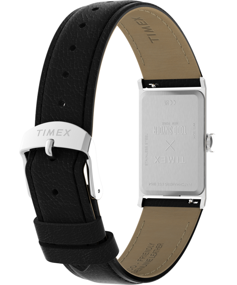 TW3A02600 Todd Snyder x Timex 1976 Lexington 21mm Leather Strap Watch Caseback with Attachment Image