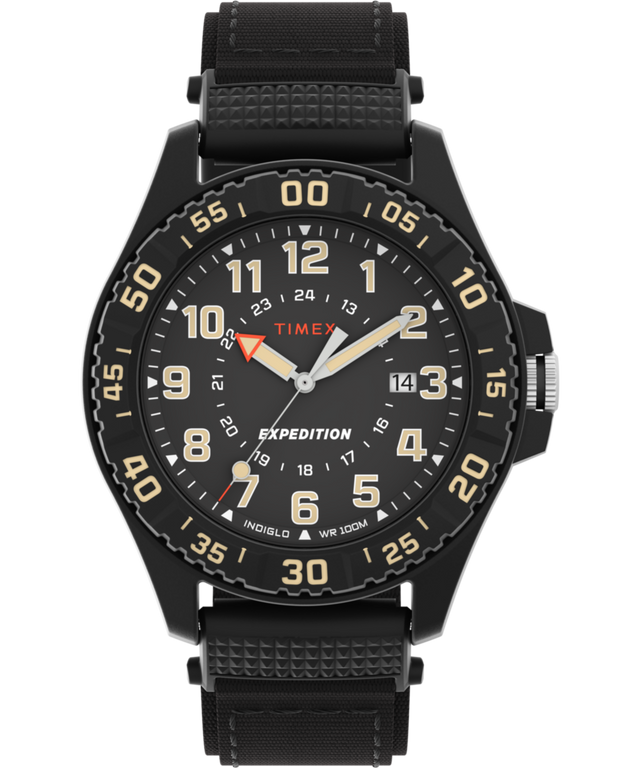 Expedition® Acadia Rugged 42mm Mixed Material Fabric Strap Watch Expedition® Acadia Rugged 42mm Mixed Material Fabric Strap Watch