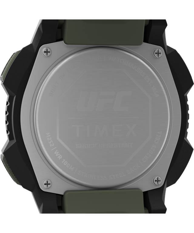 TW4B27500 Timex UFC Core Shock 45mm Resin Strap Watch Caseback Image