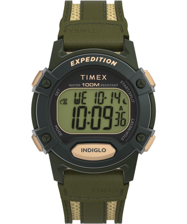 Expedition CAT5 40mm Leather and Fabric Strap Watch - TW4B30300 Expedition CAT5 40mm Leather and Fabric Strap Watch - TW4B30300