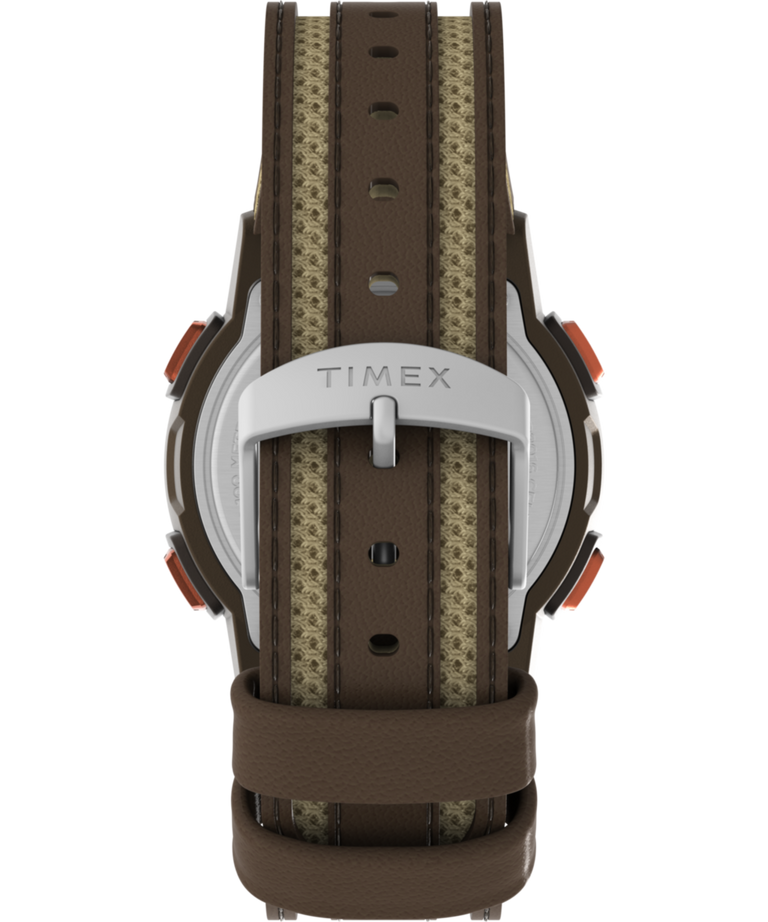 Expedition CAT5 40mm Leather and Fabric Strap Watch - TW4B30400