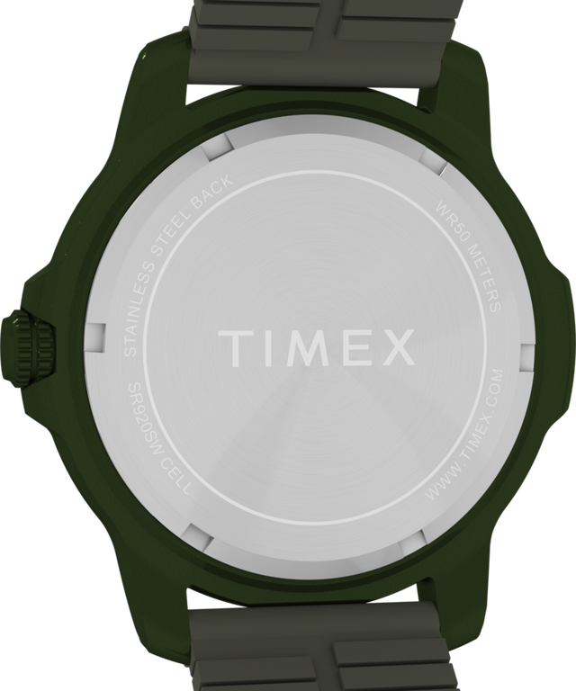 TW4B34700 Expedition® Timber 42mm Silicone Strap Watch  Caseback Image