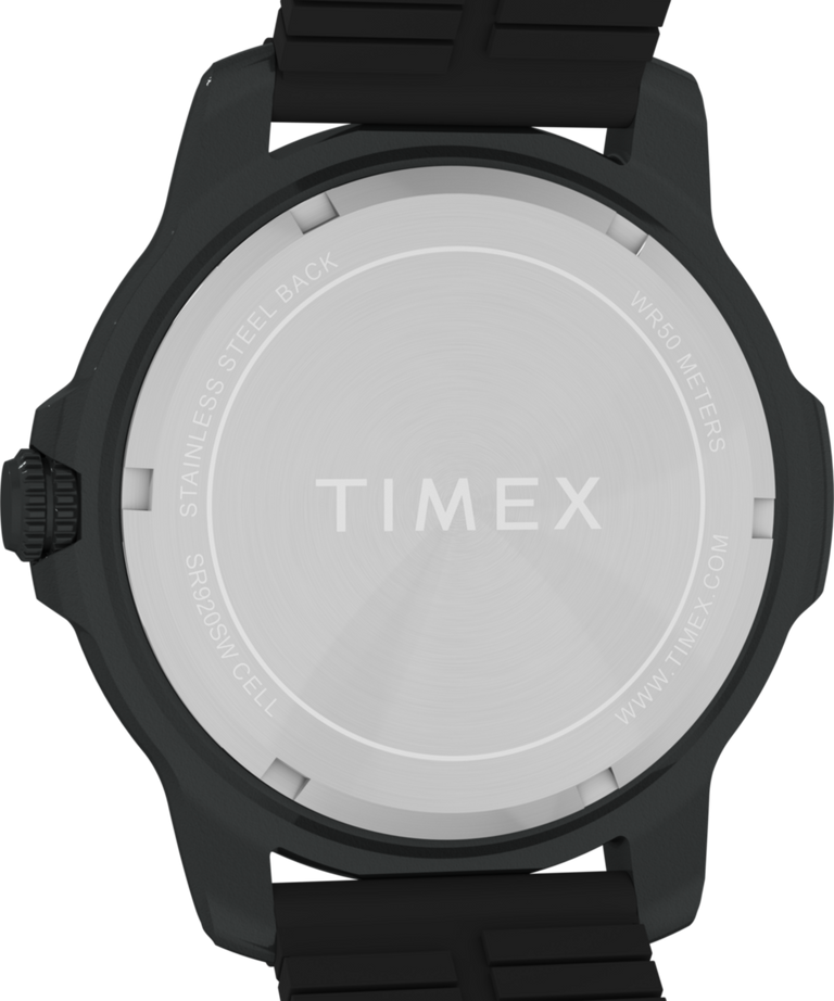 TW4B34800 Expedition® Timber 42mm Silicone Strap Watch  Caseback Image