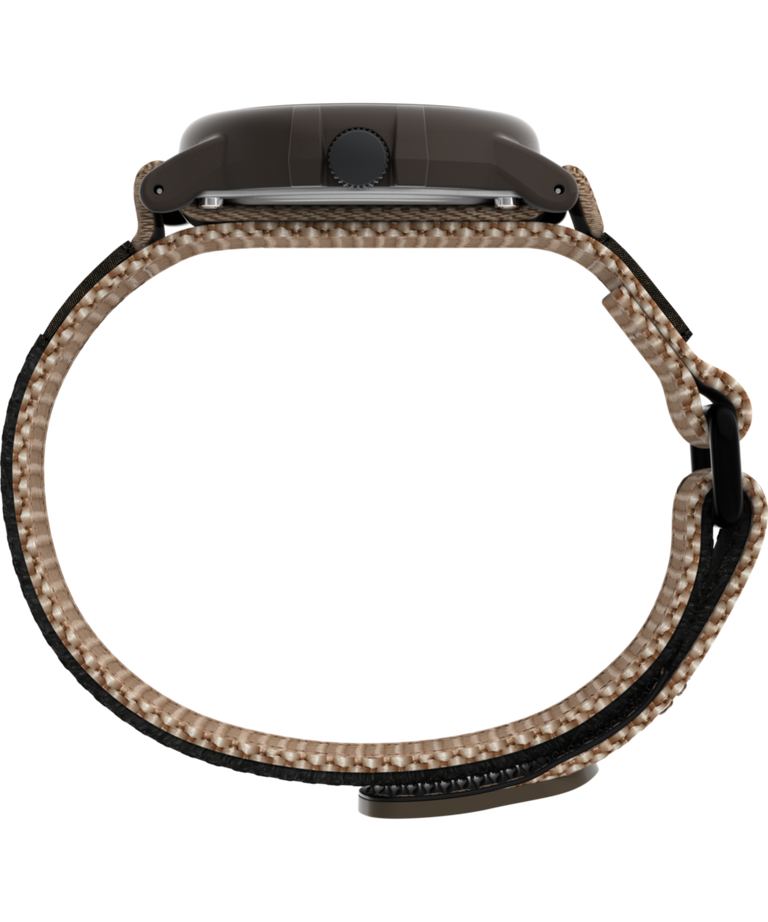 TW4B34900 Peanuts® x Timex Camper Ski 38mm Fabric Strap Watch Profile Image