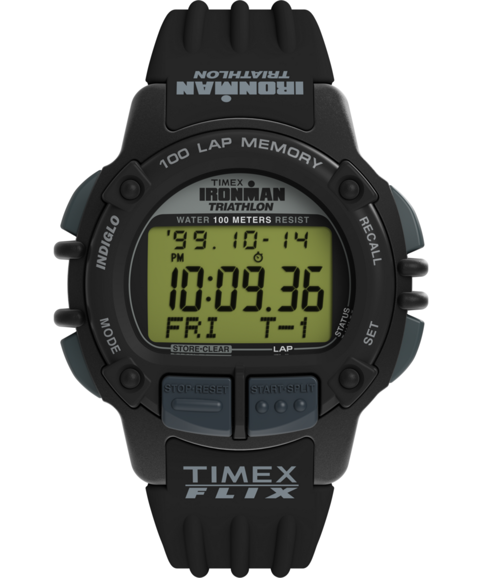 TIMEX IRONMAN Flix 100 Lap 42mm PU Strap Watch TW5M63000 Timex EU