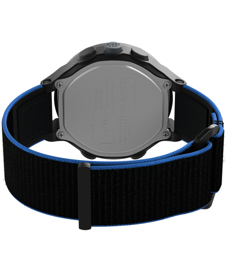 TW5M64100 TIMEX® IRONMAN® T200 42mm FastWrap Strap Watch Caseback with Attachment Image