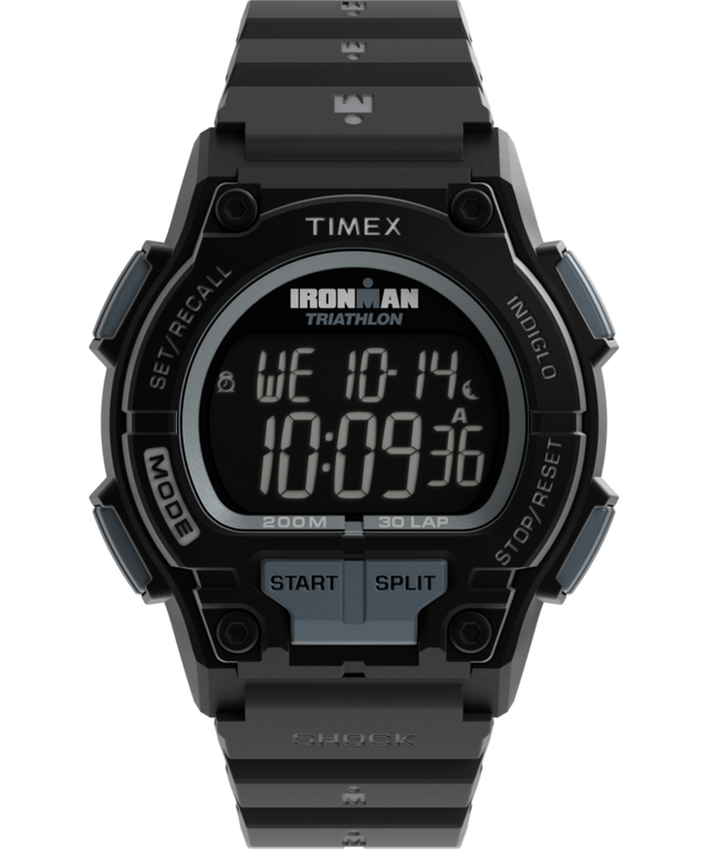 TIMEX® IRONMAN® Shock Endure 42mm Resin Strap Watch - TW5M64800 TIMEX® IRONMAN® Shock Endure 42mm Resin Strap Watch - TW5M64800