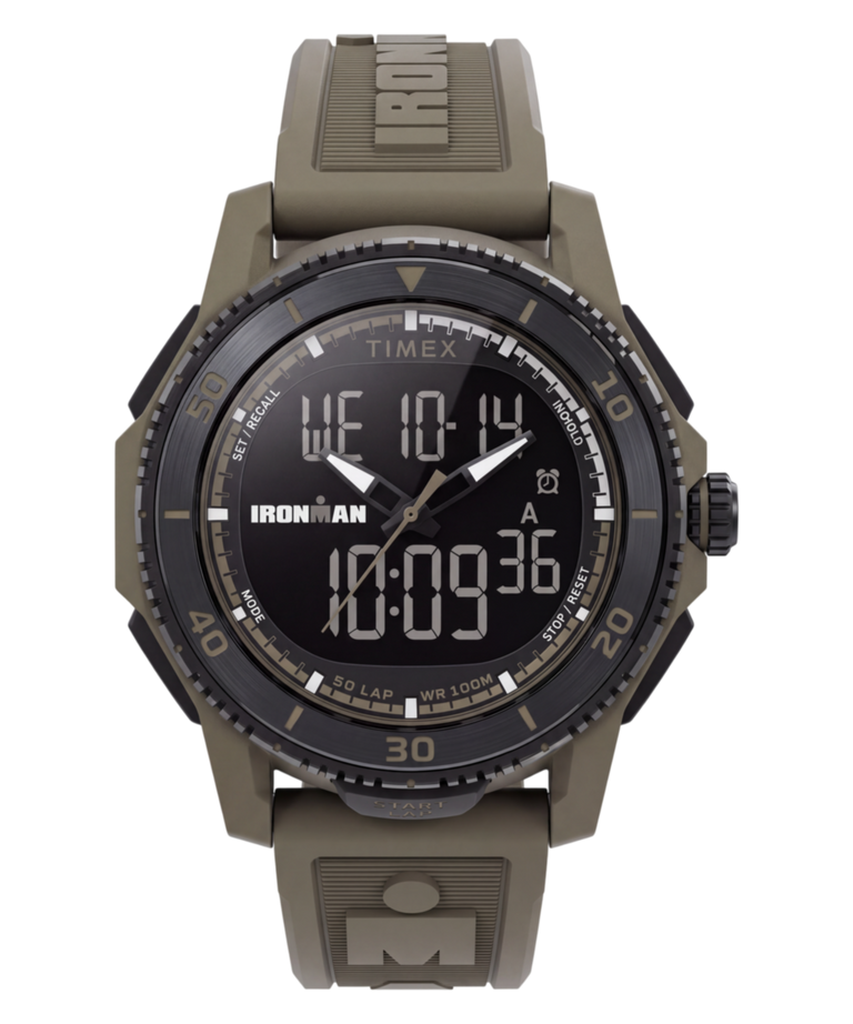 TW5M74200 TIMEX® IRONMAN® Adrenaline 46.5mm Resin Strap Watch Primary Image