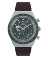 TW6A04400 Peanuts® x Q Timex Chronograph 40mm Leather Strap Watch Primary Image