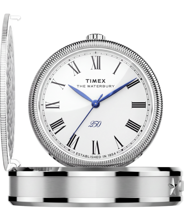 TW6A05900 Waterbury America 250 Table Clock 49mm Stainless Steel Primary Image