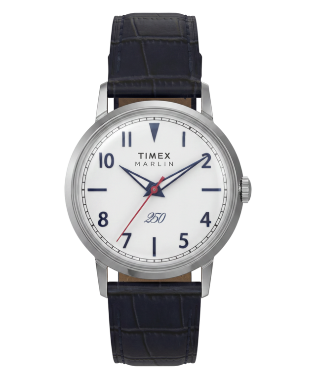 TW6A06200 Marlin® America 250 34mm Leather Strap Watch Primary Image