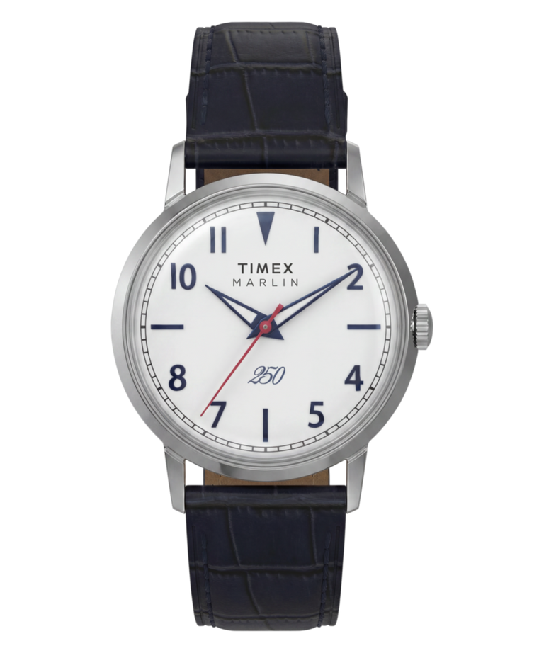 TW6A06200 Marlin® America 250 34mm Leather Strap Watch Primary Image