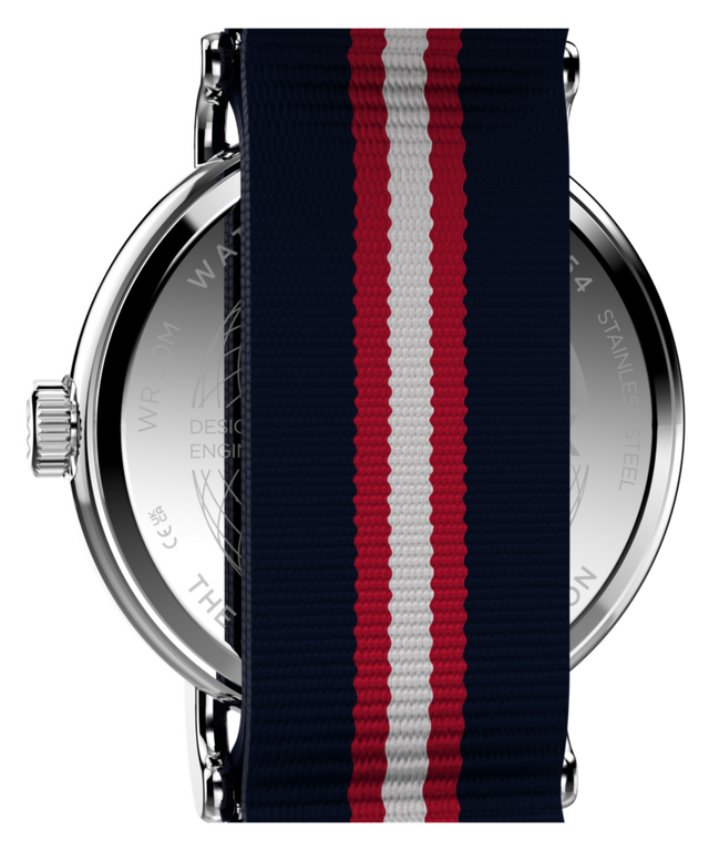 TW6A06500 Weekender America 250 40mm Fabric Strap Watch Caseback Image