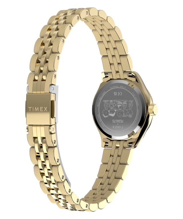 TW6A07400 Peanuts x Timex Legacy Mini Heart Hug 25mm Stainless Steel Bracelet Watch  Caseback with Attachment Image