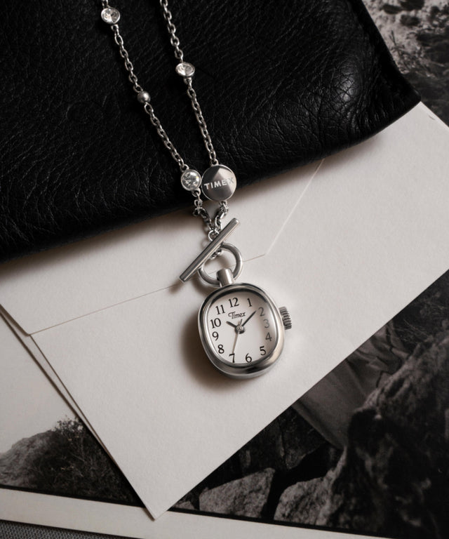 TW6A17600 Cavatina® Mini 17mm Stainless Steel Necklace Alt Beauty Shot 4
