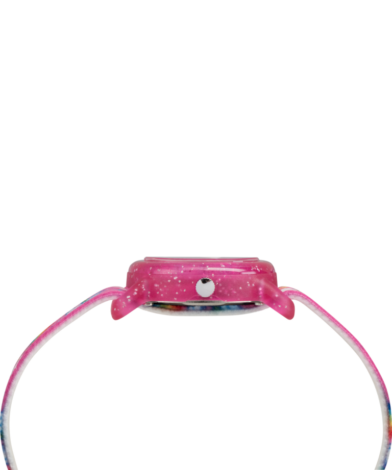 TW7C25500 TIMEX TIME MACHINES® 29mm Rainbow Unicorn Pink Elastic Fabric Kids Watch Profile Image